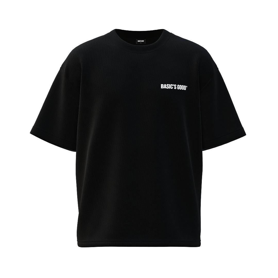 CAMISETA BASIC'S GOOD - NEGRO