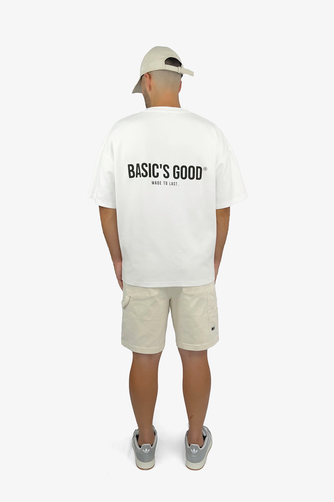 CAMISETA BASIC'S GOOD - BLANCO MARFIL