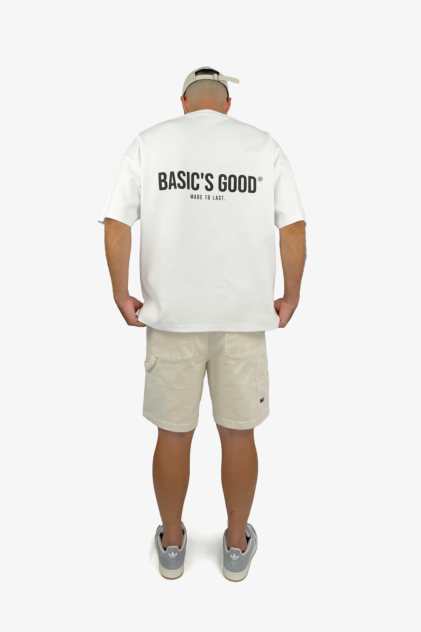 CAMISETA BASIC'S GOOD - BLANCO MARFIL