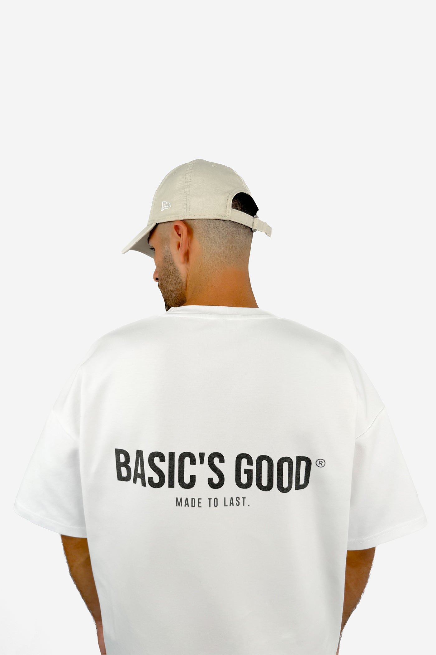 CAMISETA BASIC'S GOOD - BLANCO MARFIL