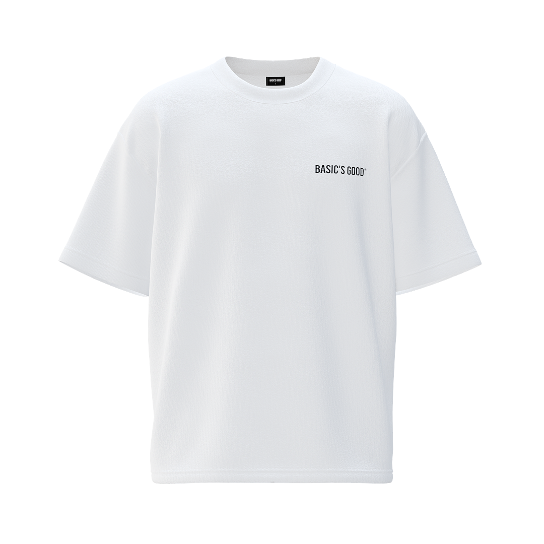 CAMISETA BASIC'S GOOD - BLANCO MARFIL