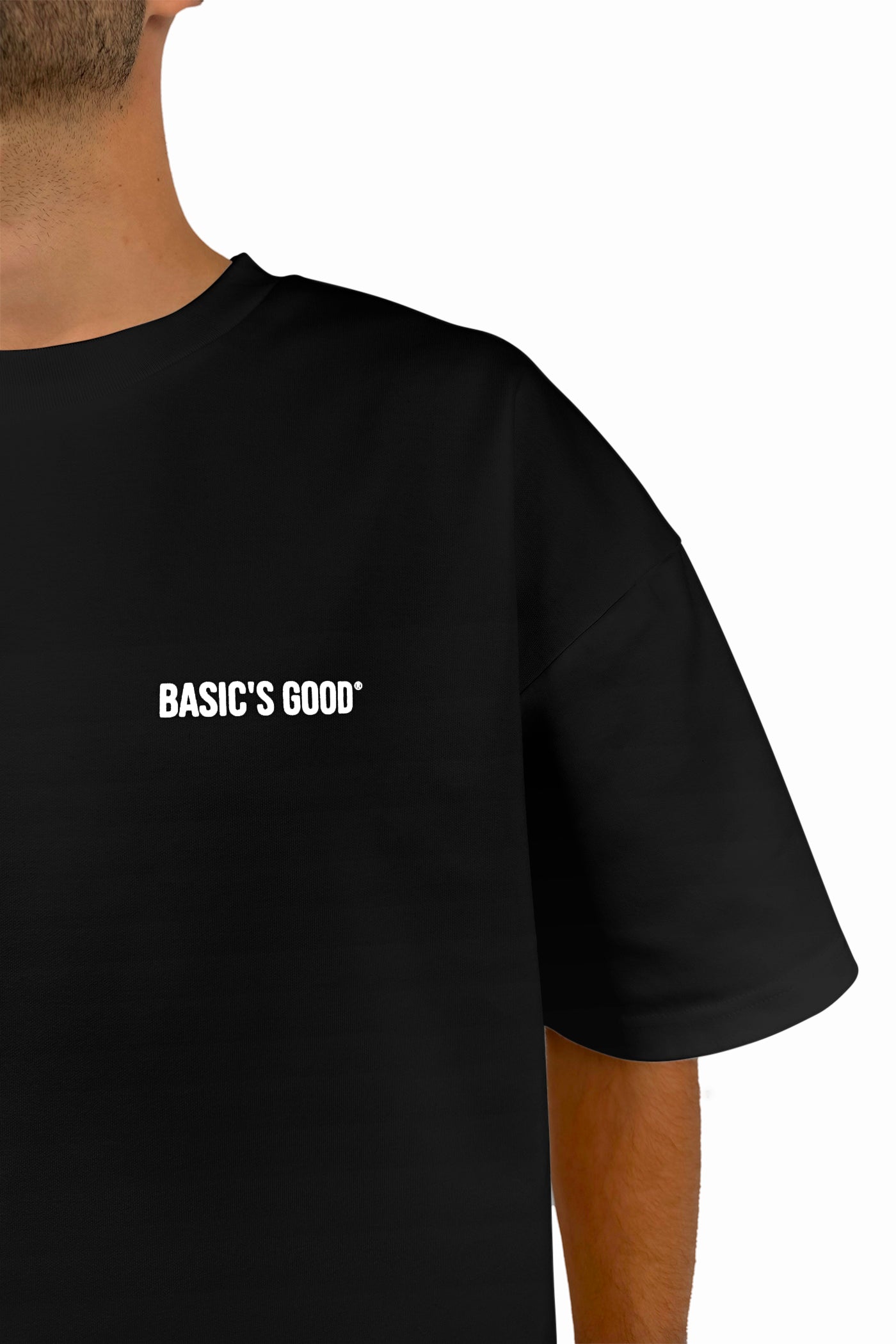 CAMISETA BASIC'S GOOD - NEGRO